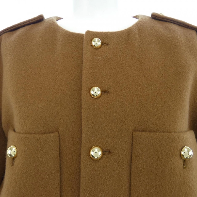 Áo khoác không cổ CELINE 2V41J511R 633985