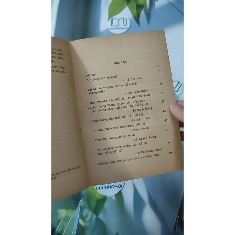 [MIỄN PHÍ BỌC SÁCH] [XƯA] [HIẾM] Cách Mạng Mùa Thu Và Giang Sơn Tuổi Trẻ (1992) 928584