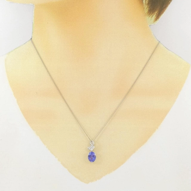 Dây chuyền Tanzanite PT900/PT850 1.69CT - Hàng hiệu Chính hãng 860419