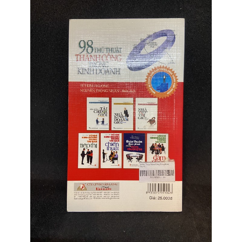 98 thủ thuật thành công trong kinh doanh Mới 90% SBM0712 Oreka-Blogmeo 66422