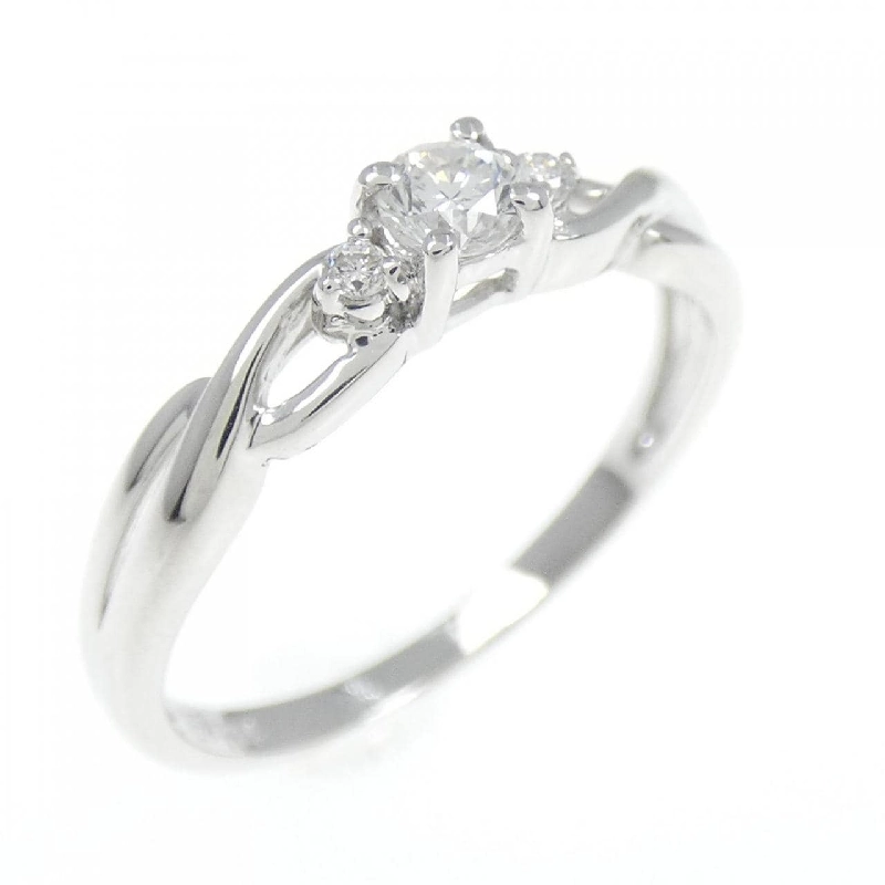 Nhẫn kim cương K14WG 672746