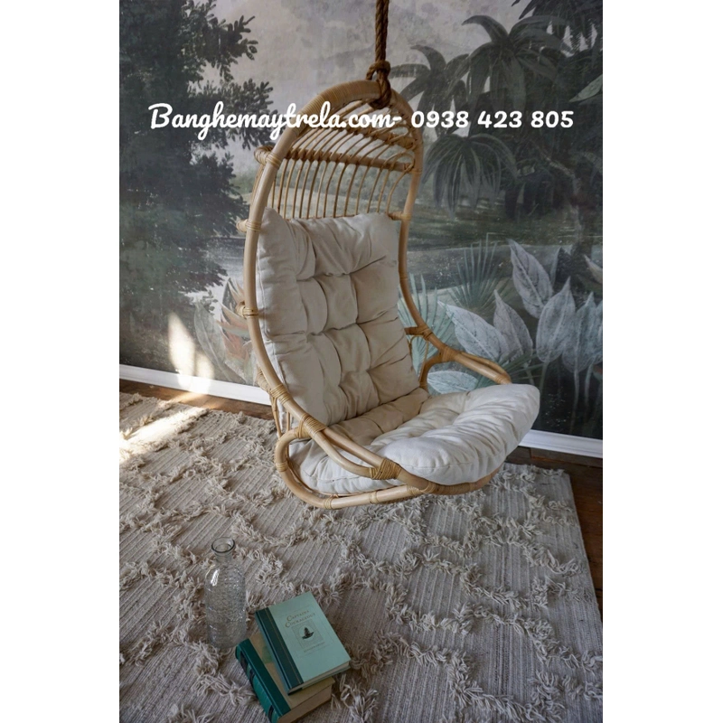 Ghế xích đu mây treo thư giãn 451560