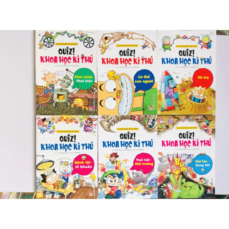 Bộ QUIZ! KHOA HỌC KÌ THÚ – 6 CUỐN 🌈📚 780549