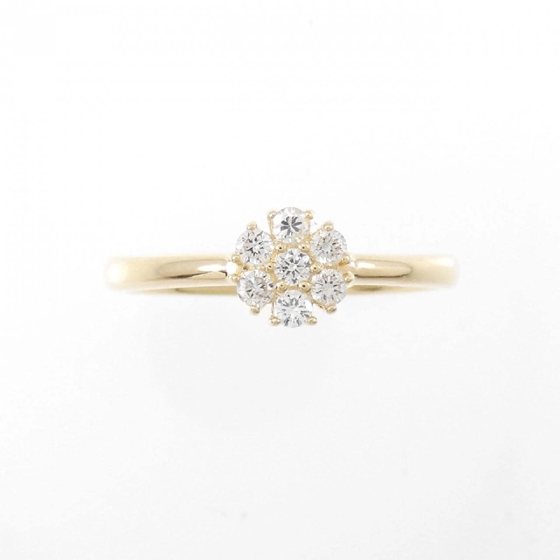 Nhẫn kim cương hoa K18YG 0.15CT - Hàng hiệu Authentic 857156