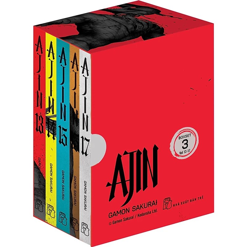 Ajin - Boxset Số 3 (Tập 13 - 17) - nguyên seal - mới 100% 79194