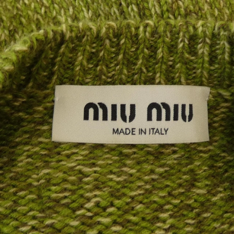 MIU MIU MIU MIU Logo MML868 SOOO 138F Áo len - Hàng hiệu Chính hãng 774736