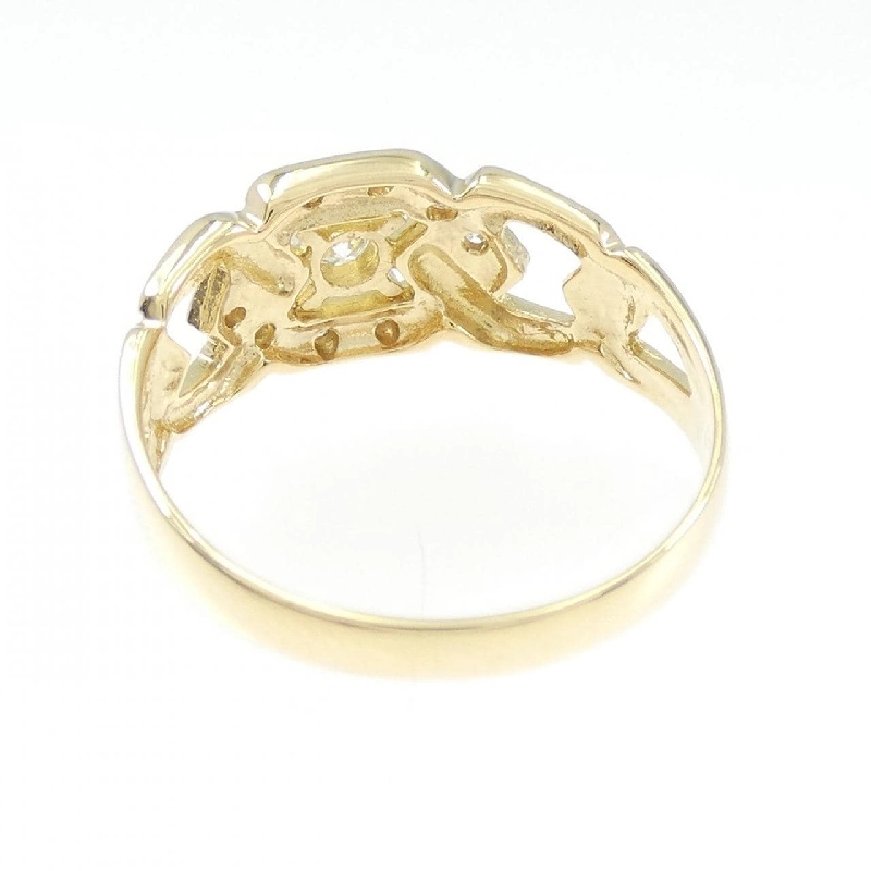 Nhẫn kim cương K18YG 0.10CT 671290