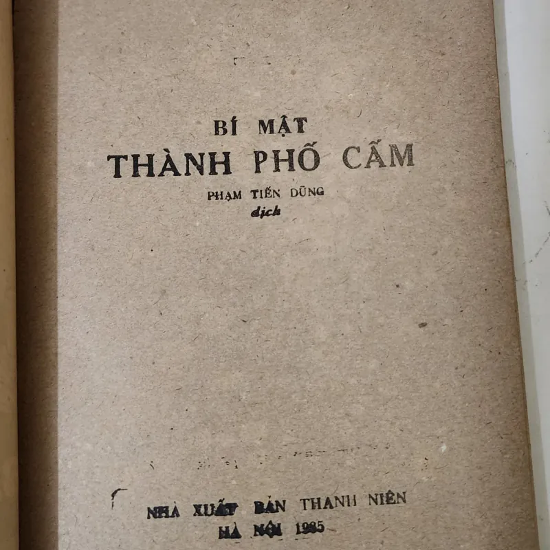 Truyện tình báo BÍ MẬT THÀNH PHỐ CẤM 788575