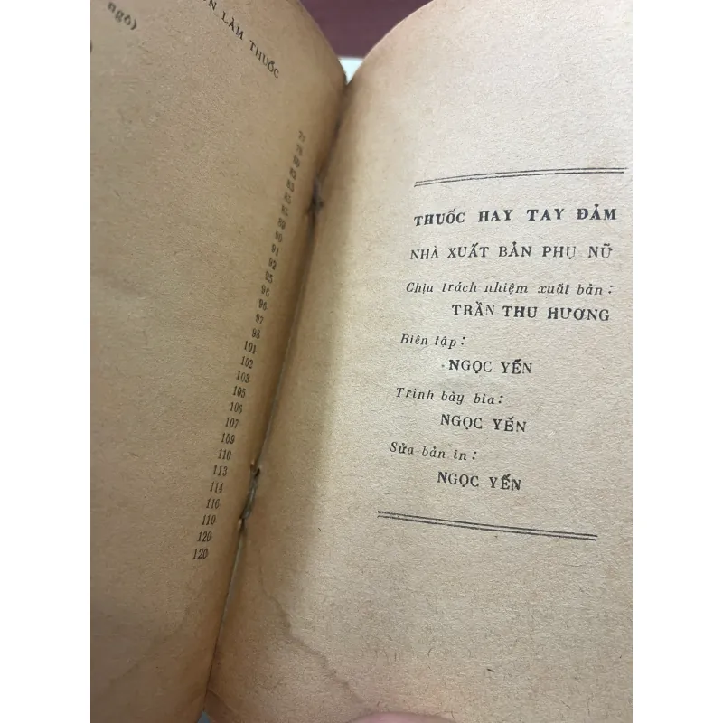 THUỐC HAY TAY ĐẢM - NGUYỄN VĂN BÁCH  997489