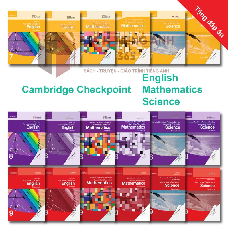 Sách Tiếng Anh - Cambridge Checkpoint English, Mathemat, Science - mới 21784