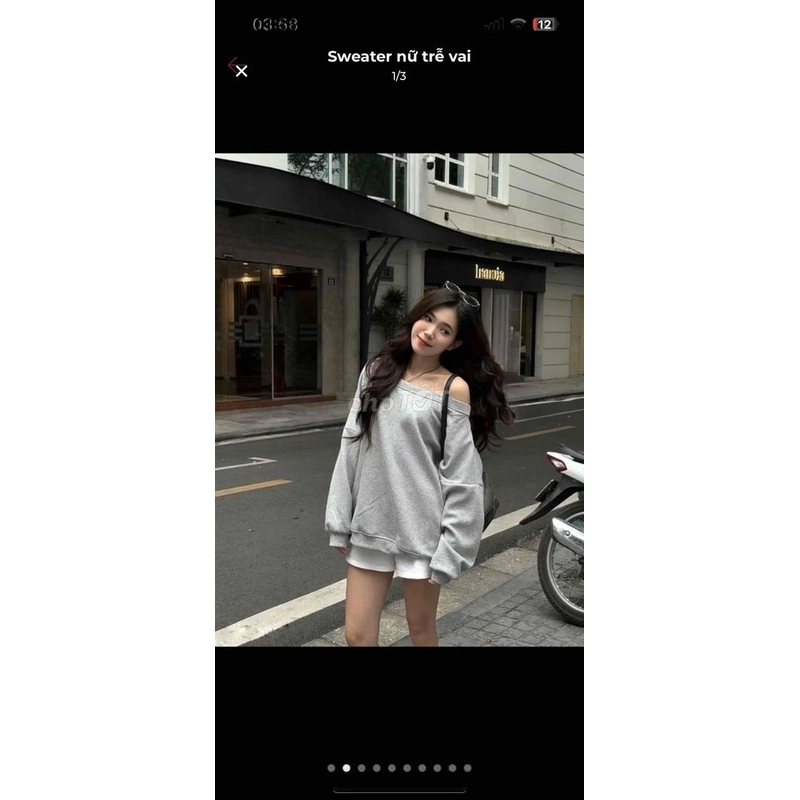 Sweater nữ trễ vai Kimee House (bigsize) 550357