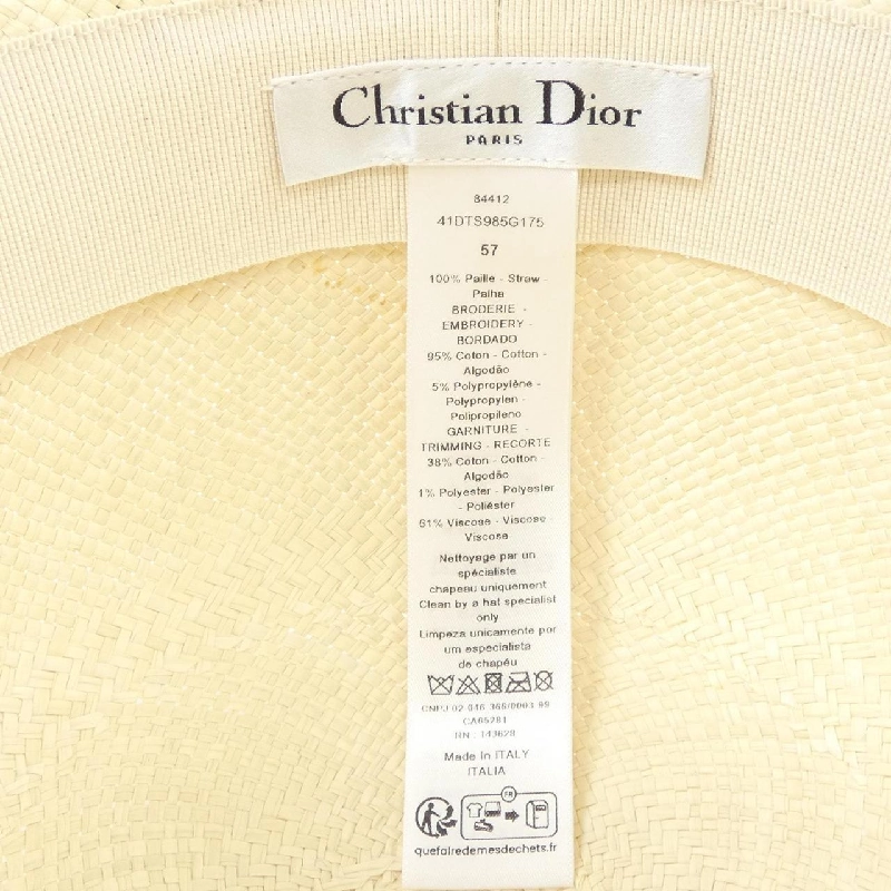 Mũ Christian Dior D-TULIPE クロシュハット 41DTS985G175 - Hàng hiệu Chính hãng 835487