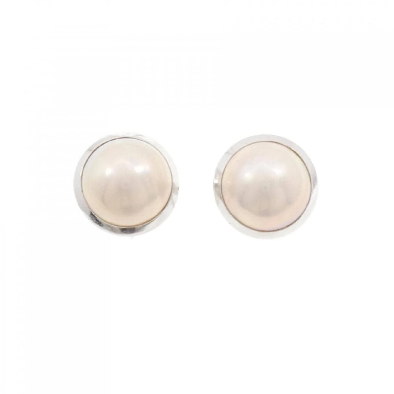 K14WG Mabe Pearl Earrings - Hàng hiệu Authentic 878047