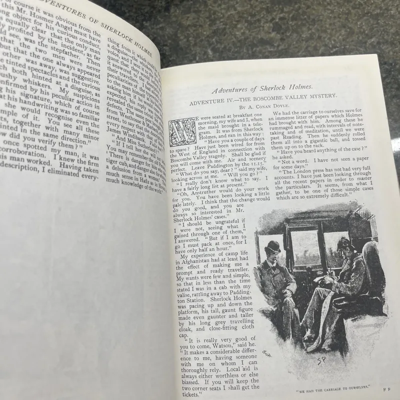 The original illustrated Sherlock Holmes hard cover 735768