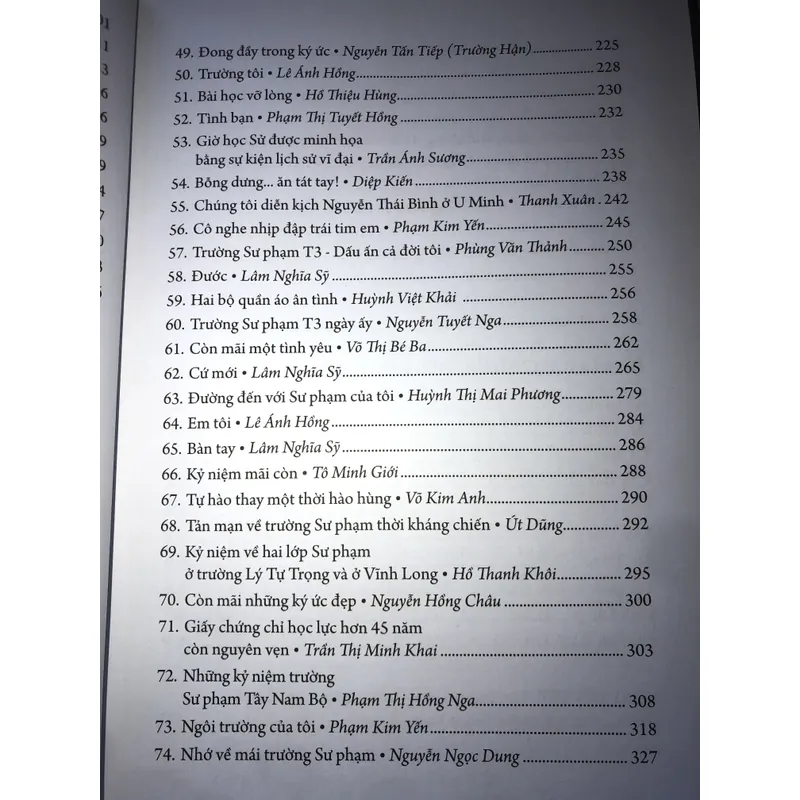 Tập hồi ký Trường Sư phạm Tây Nam Bộ - Dấu ấn cả đởi tôi 708211