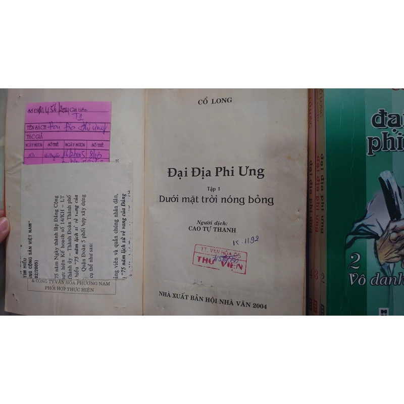 Đại địa phi ưng (Trọn Bộ 5 Cuốn)
- Cổ Long; Cao Tự Thanh dịch
 198783