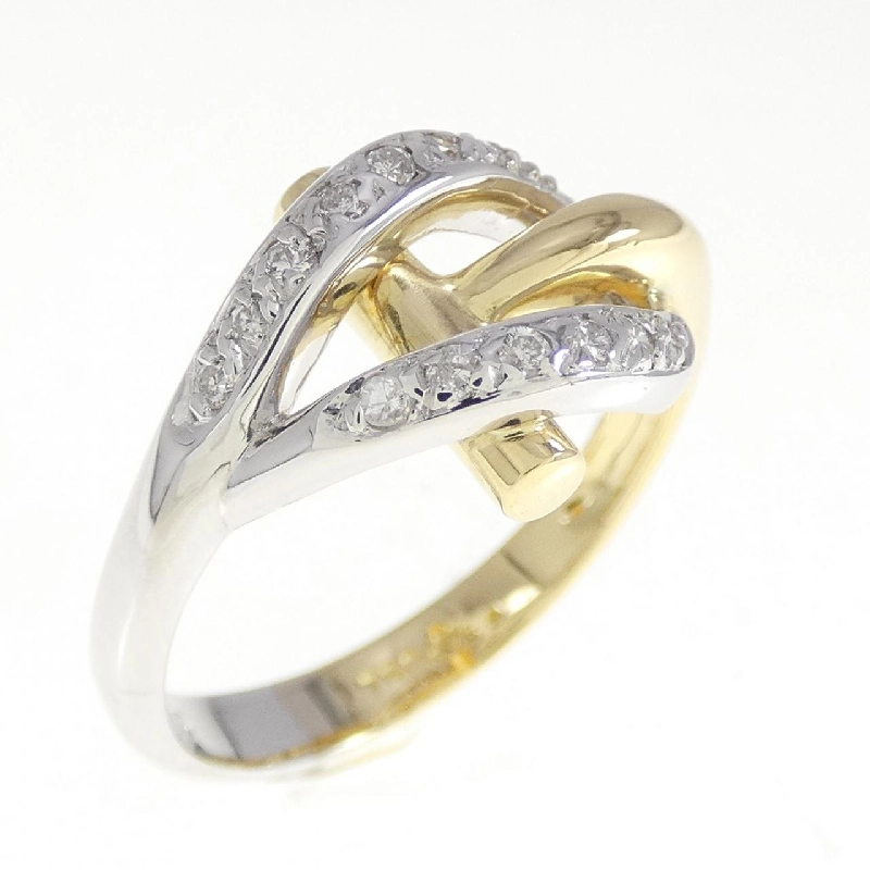 Nhẫn kim cương 750YG/750WG 0.125CT 672779