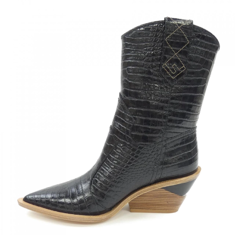 【Mã giảm giá】Giày bốt FENDI 662916