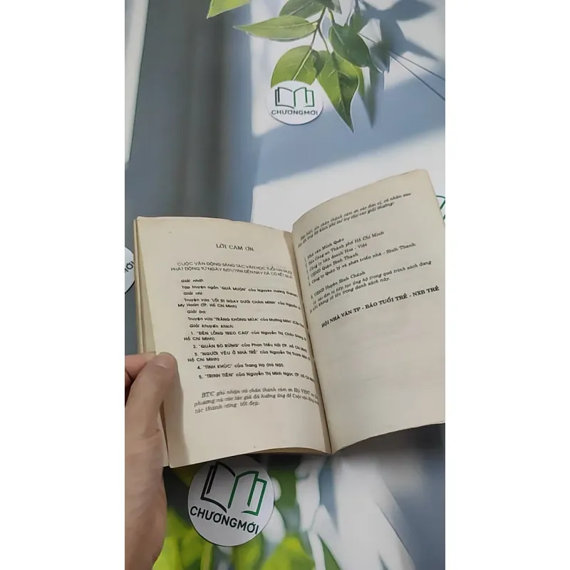 [XƯA] Người Yêu Ở Nhà Trẻ - Giải Thưởng Cuộc Vận Động Sáng Tác Văn Học Tuổi 12 (1995) - Nguyễn Thị Thanh Mân 776039