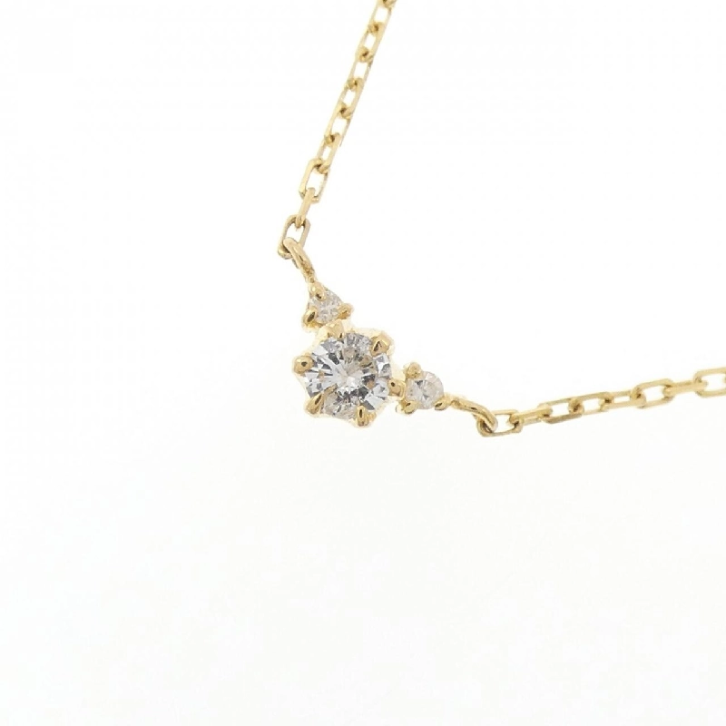 K18YG Dây chuyền kim cương - Hàng hiệu Authentic 858763