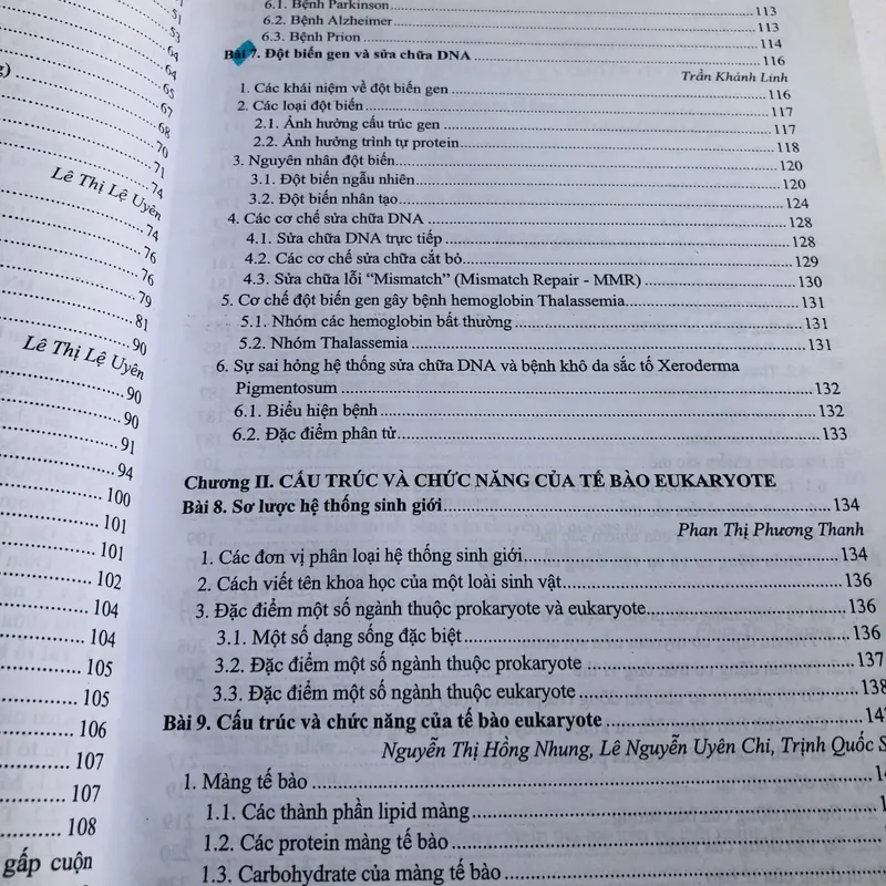 SINH HỌC TẾ BÀO VÀ DI TRUYỀN HỌC  568265