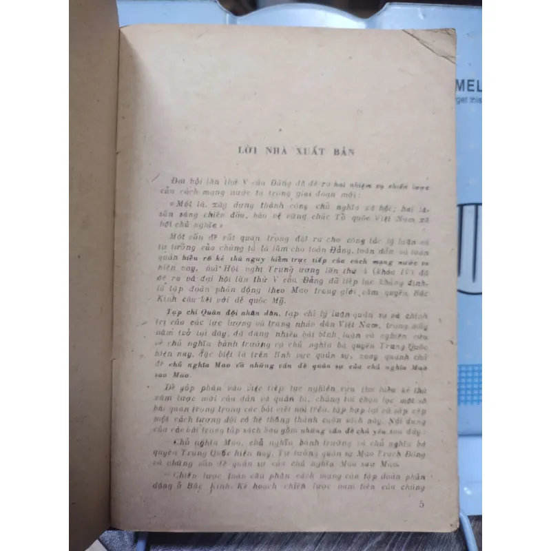 Sách: Chủ nghĩa Mao sau Mao những vấn đề quân sự - TG: Viện Mác Lenin (A1) 749509