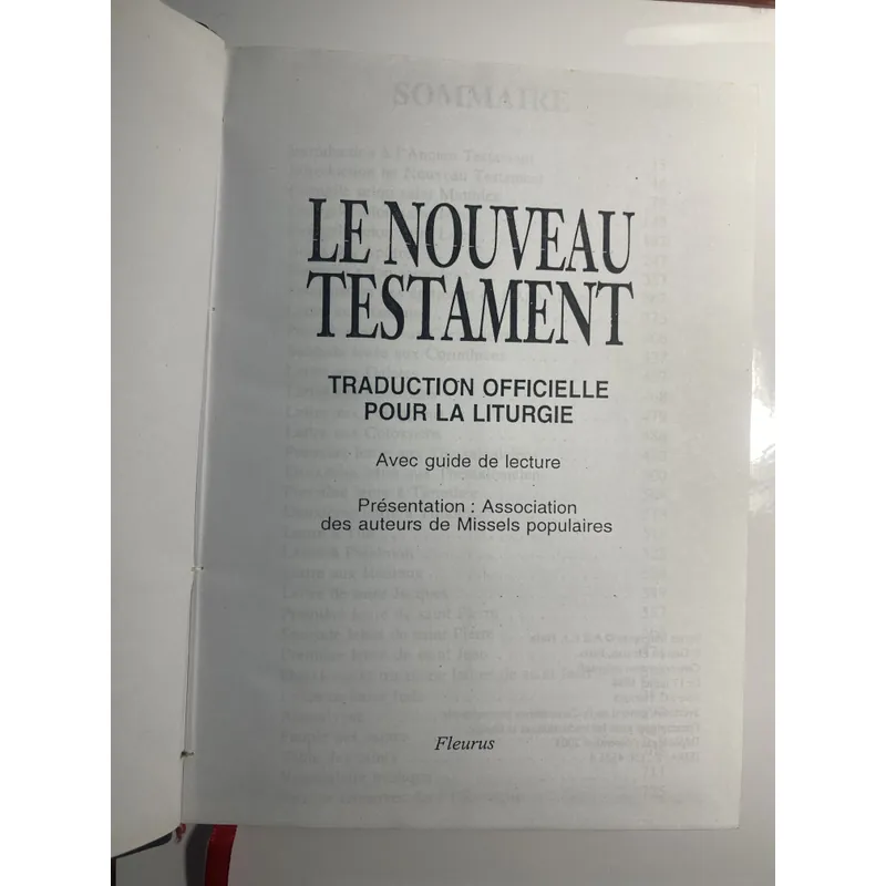 Tân Ước tiếng Pháp - Le Nouveau Testament 673783