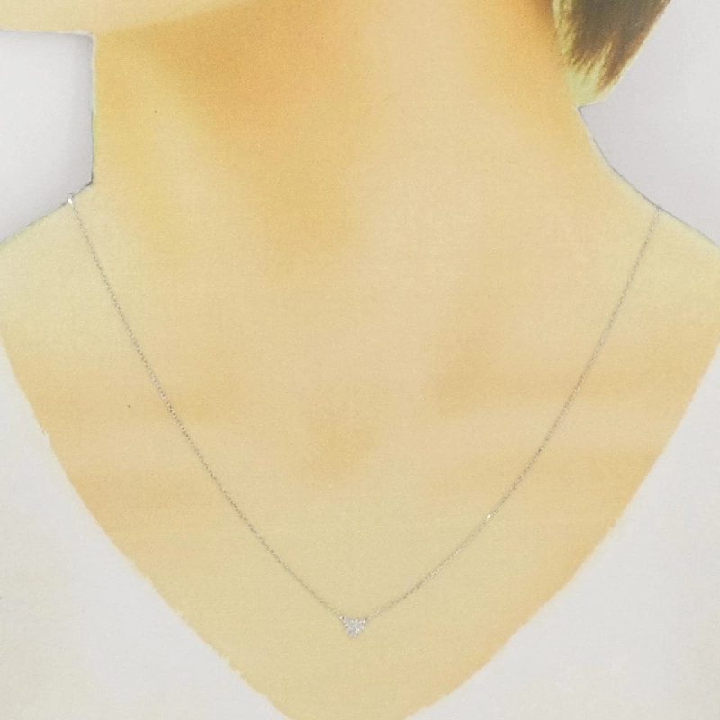 Mặt dây chuyền hình trái tim Pavé 0.05CT - Hàng hiệu Authentic 844767