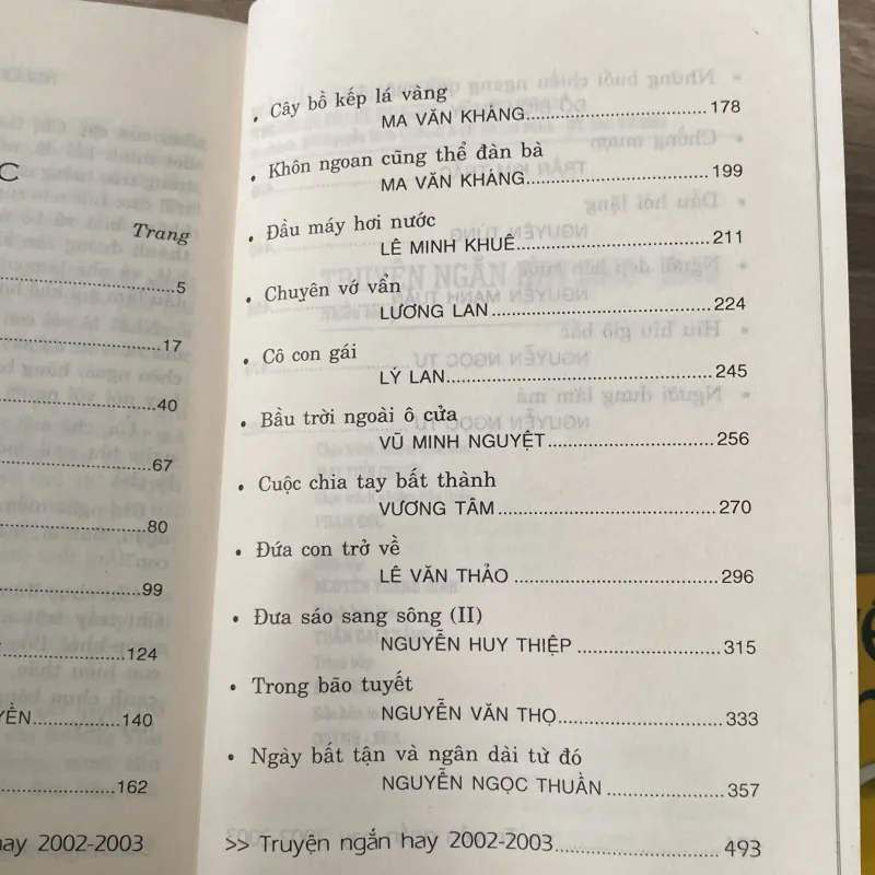 TRUYỆN NGẮN HAY 2002-2003, Bộ 2 quyển 1037868