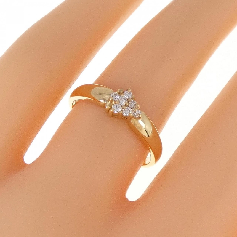 Nhẫn kim cương K18YG 0.10CT - Hàng hiệu chính hãng 856194