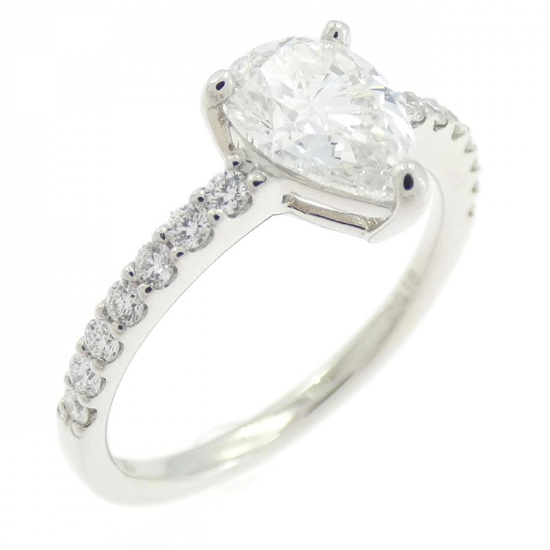 Nhẫn kim cương PT900 1.021CT G SI2 hình giọt nước - Hàng hiệu Authentic 872895