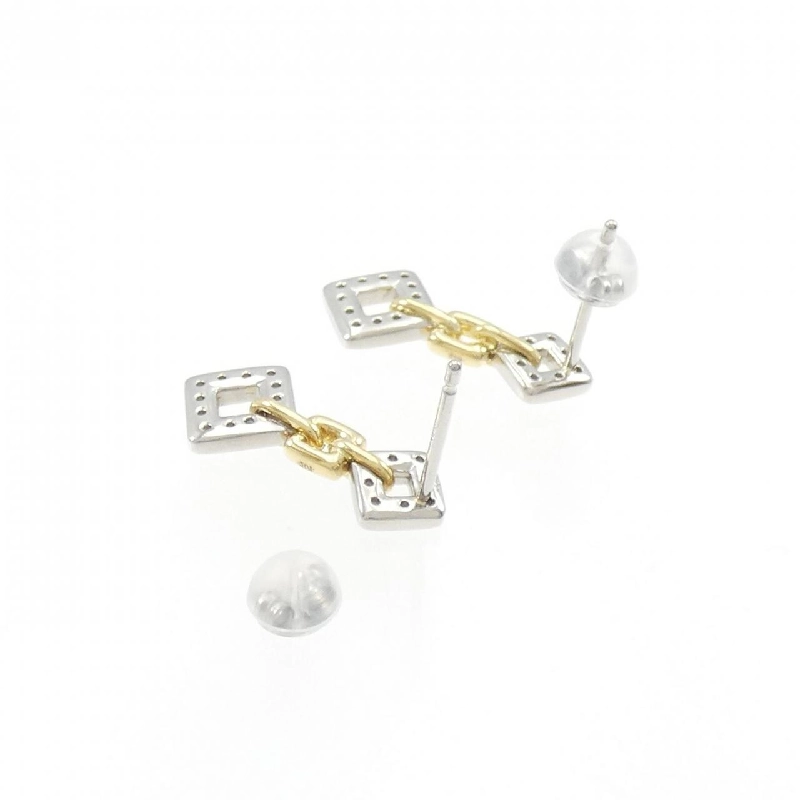 Bông tai kim cương K18YG/PT900 0.20CT - Hàng hiệu Chính hãng 876684