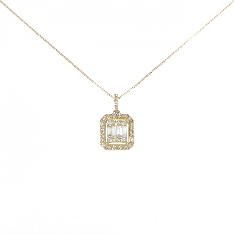 Dây chuyền kim cương K18YG 0.45CT - Hàng hiệu Chính hãng 860188