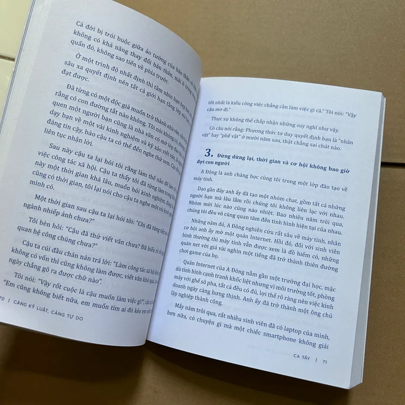 Càng kỷ luật càng tự do 731492