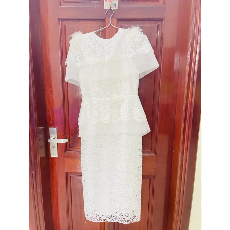 Váy Ren trắng 624111