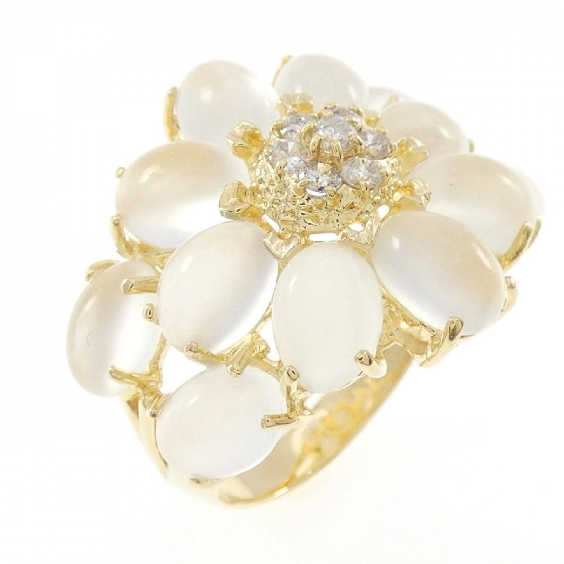 Nhẫn đá mặt trăng K18YG 666448