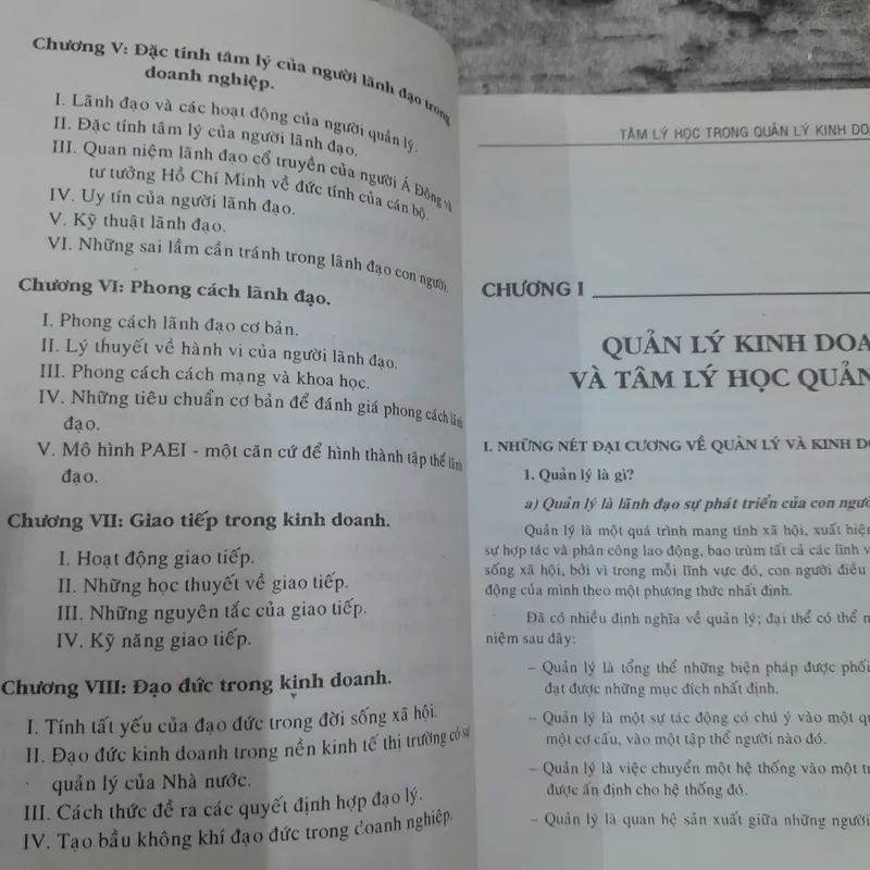 Tâm lý học trong Quản lý kinh doanh. Giáo sư Mai Hữu Khuê 601993
