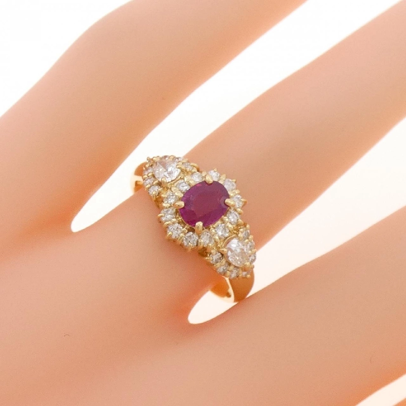 Nhẫn Ruby K18YG 0.47CT - Hàng hiệu Chính hãng 850469