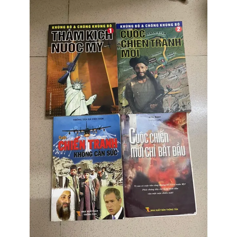 Combo 4 cuốn sách nghiên cứu về chính sách và xung đột quốc tế 994138