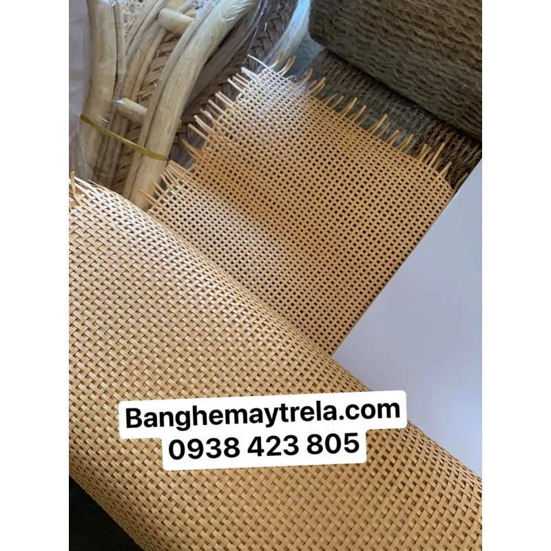 Tấm nhựa giả mây đan caro 750702