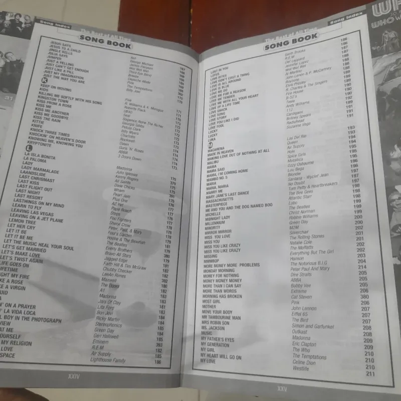 The Best SONGBOOK of all time 930830