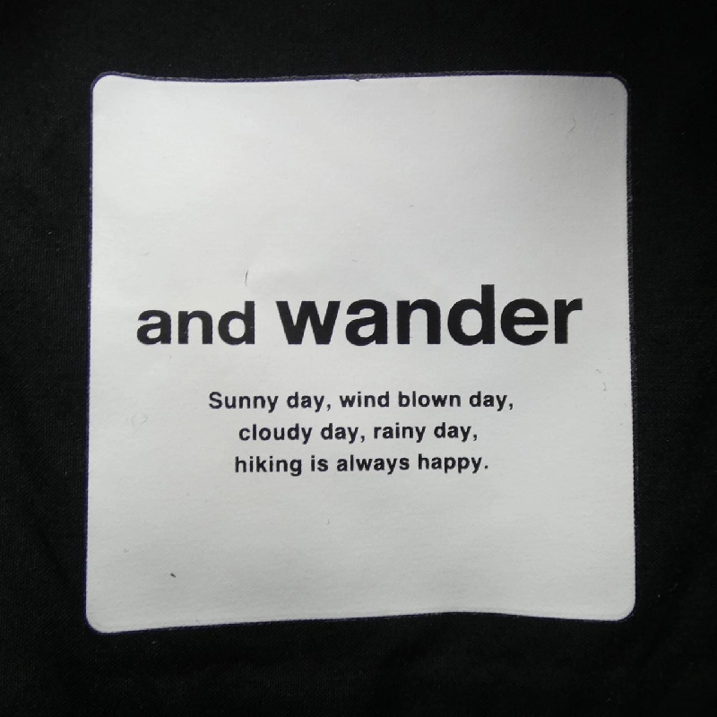 アンドワンダー and wander S／S áo - Hàng hiệu Authentic 899174