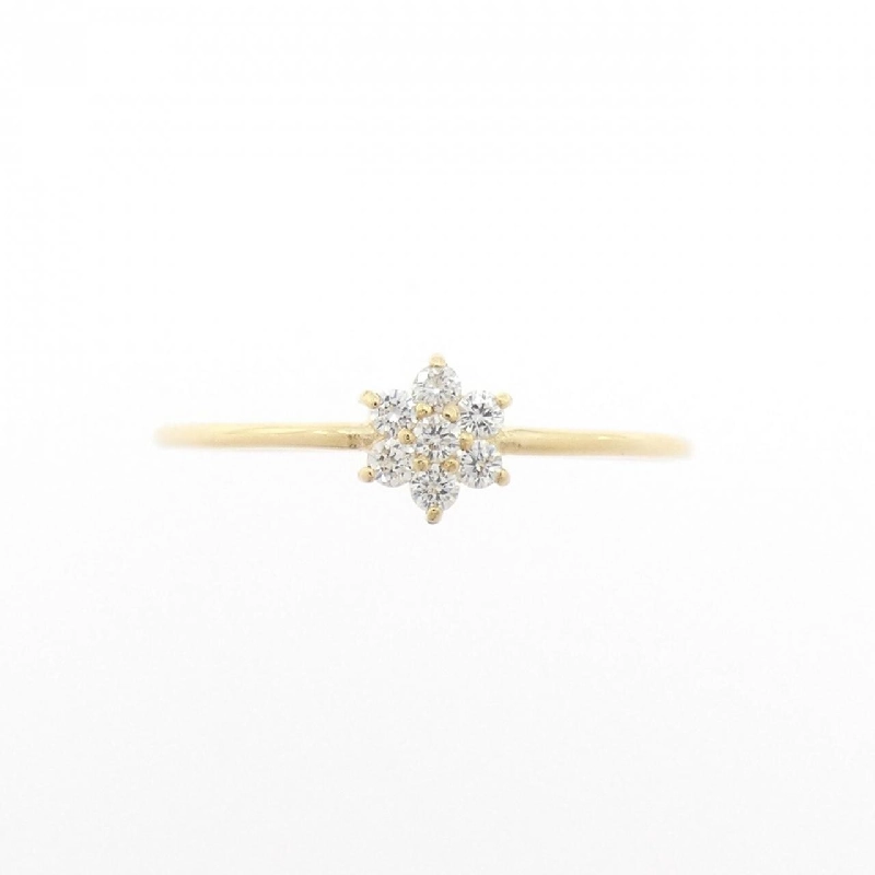 Nhẫn kim cương hoa K18YG 0.10CT - Hàng hiệu chính hãng 847488
