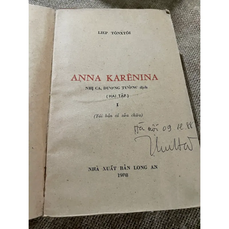 LIEP TÔNXTÔI ANNA KARÊNINA NHỊ CA, DƯƠNG TƯỜNG dịch ( HAI TẬP ) 573091