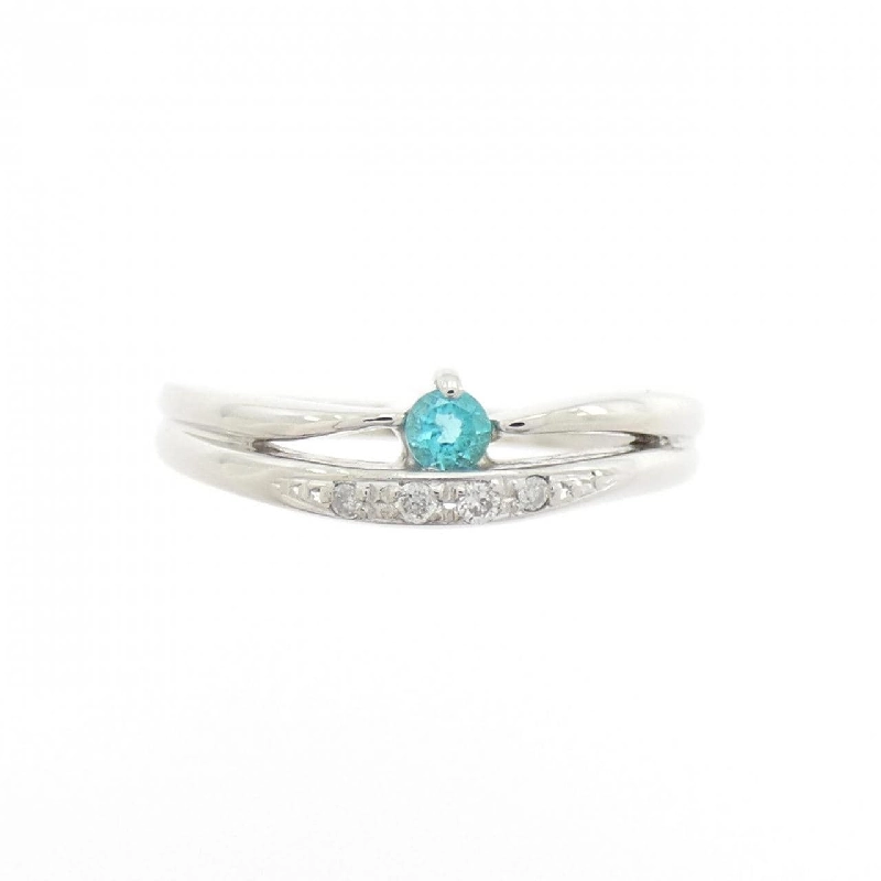 Nhẫn Paraiba Tourmaline PT900 0.07CT - Hàng hiệu Chính hãng 849876