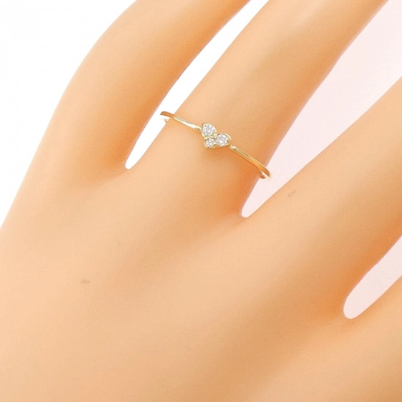 Nhẫn kim cương hình trái tim K18YG 0.05CT - Hàng hiệu chính hãng 851608
