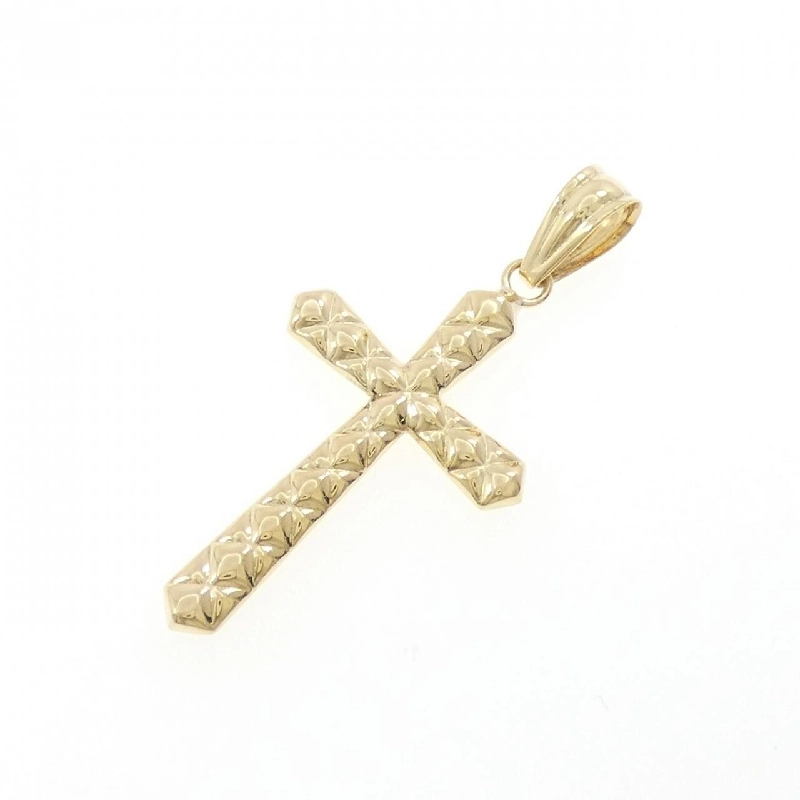 K18YG Mặt dây chuyền hình chữ thập - Hàng hiệu Chính hãng 862314