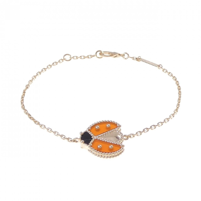 Vancleef & Arpels Lucky Spring Open Wing Ladybug Bracelet 667010