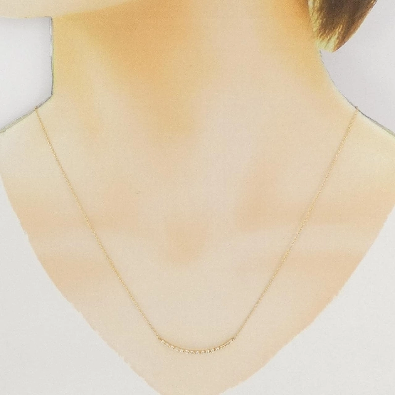 K18YG Dây chuyền kim cương 0.12CT - Hàng hiệu Chính hãng 859738