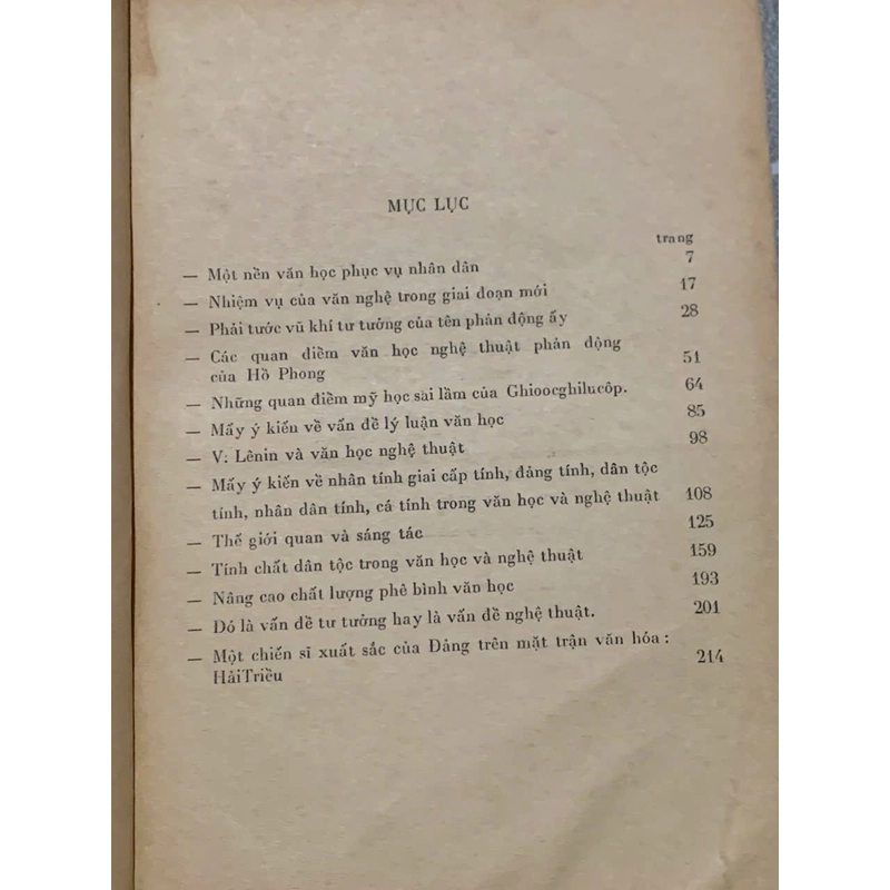 MẤY VẤN ĐỀ LÝ LUẬN PHÊ BÌNH VĂN HỌC - HỒNG CHƯƠNG - 1965 543746
